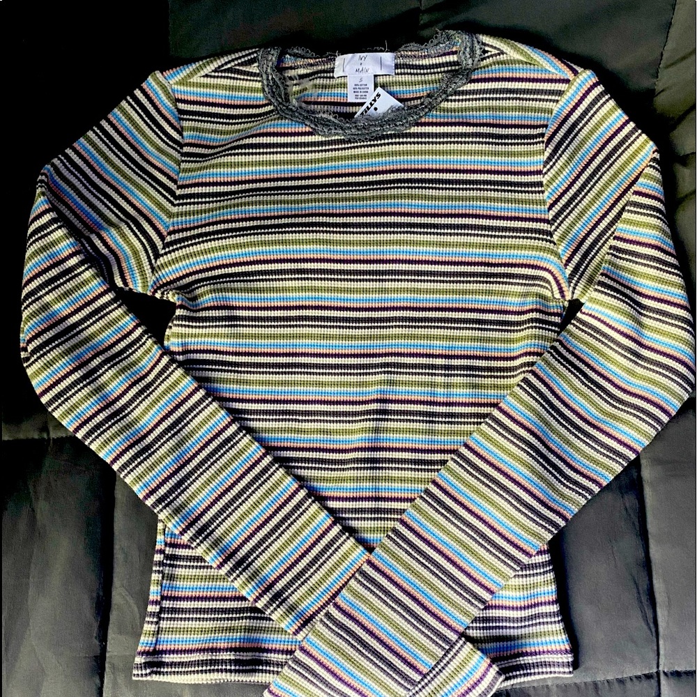 Ivy + Main Striped Long Sleeve (S)